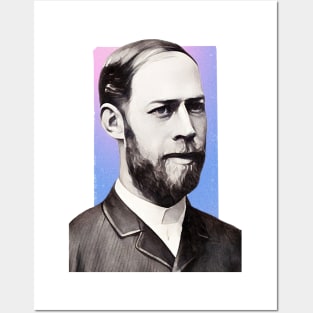 German Physicist Heinrich Hertz illustration Posters and Art